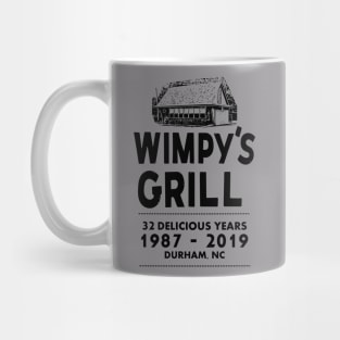 Wimpy's Grill Durham NC 1987-2019 Mug